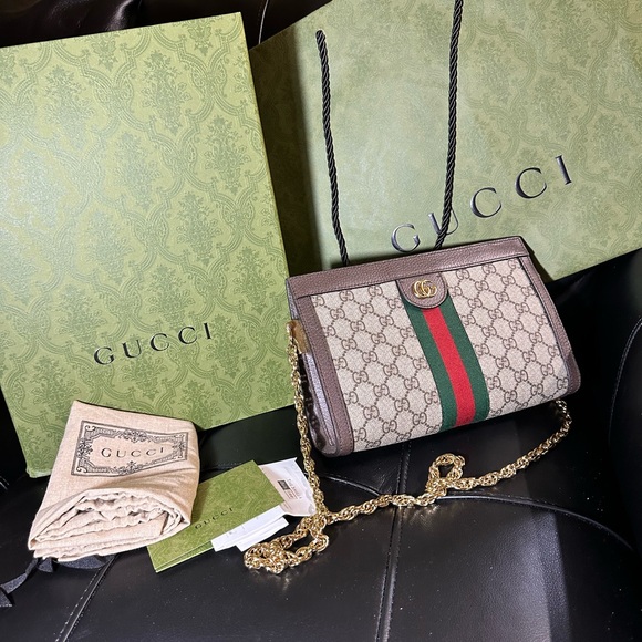 Ophidia GUCCI small shoulder bag - Picture 12 of 16